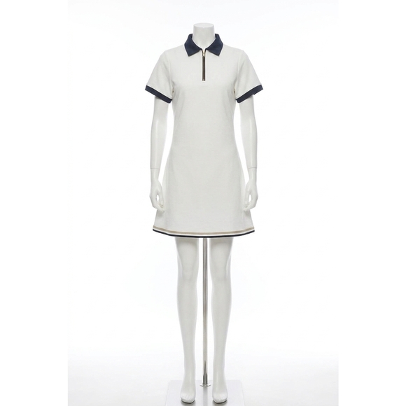 VARLEY Dresses & Skirts - NEW VARLEY valentina court dress in white/blue nights